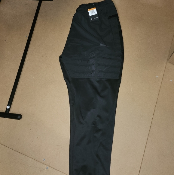 NIKE THERMA MEN REPEL TRAINING PANTS TROUSERS JOGGERS - BLACK BV4000-011 XXL - Picture 2 of 8